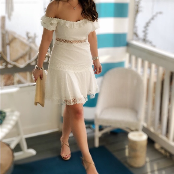 🆕Montana White Off the Shoulder Dress - Picture 4 of 7